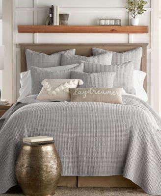 Levtex Home Mills Waffle Textured 3-Piece Quilt Set, King/California King