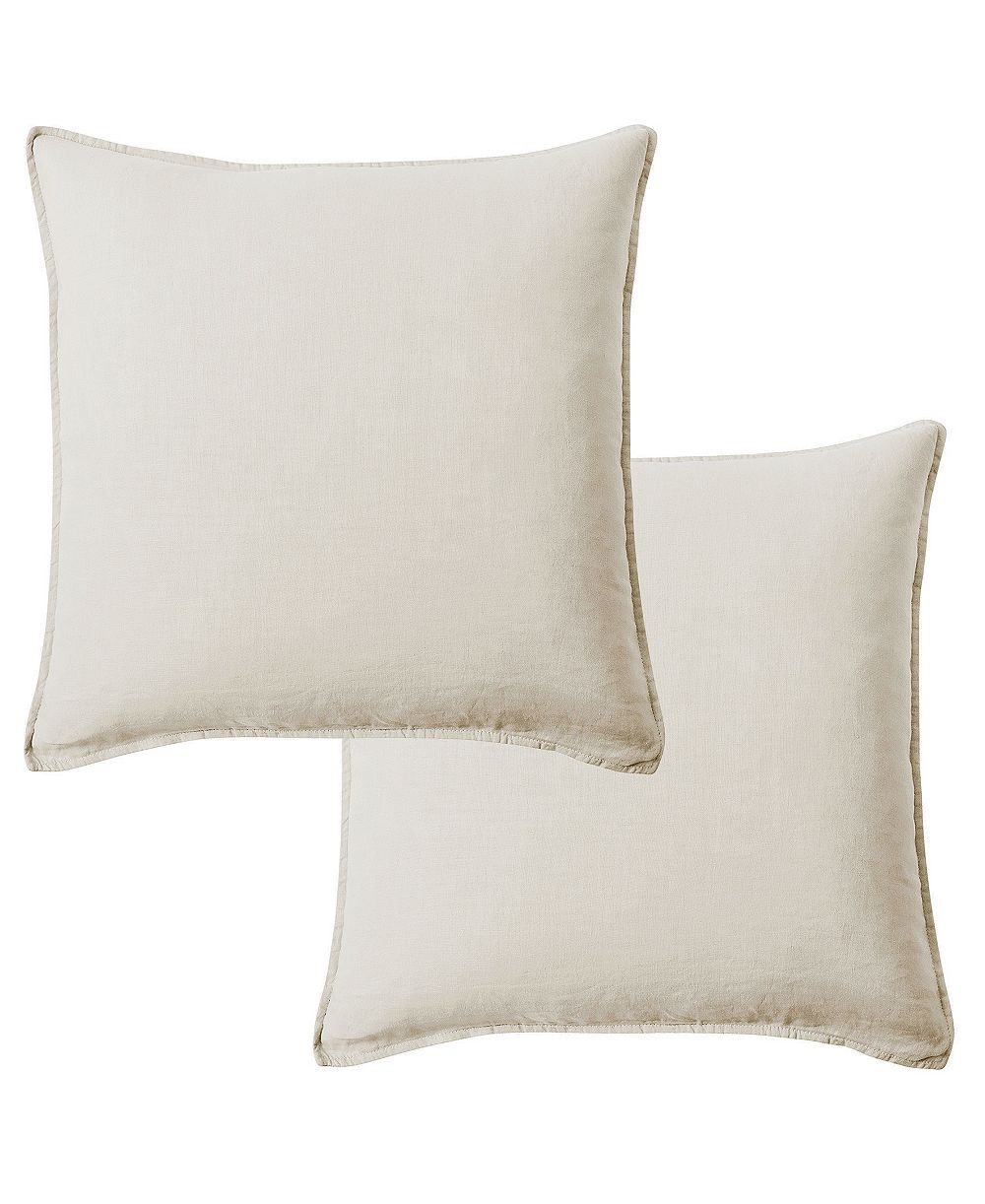 Декоративная наволочка Levtex Washed Linen Relaxed Solid 2-Pack, 20" x 20"