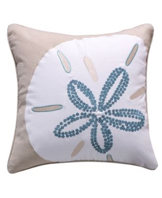 Декоративная подушка Levtex Laida Beach Sand Dollar, 18" x 18"