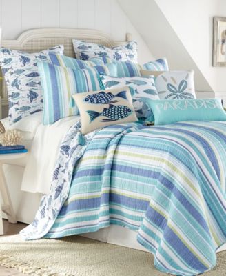 Levtex Home Laida Beach Whimsical Fish Reversible 2-Pc. Quilt Set, Twin