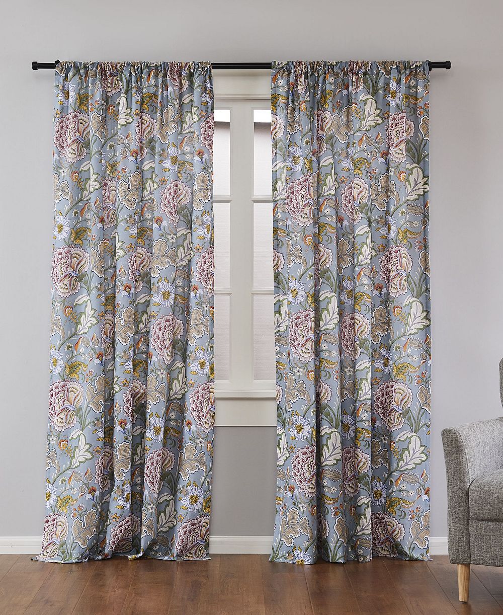 Комплект из 2 панелей для драпировки Levtex Angelica Spring Jacobean Floral