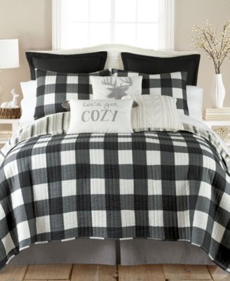 Levtex Home Camden Buffalo Check Reversible 2-Piece Quilt Set, Twin/Twin XL