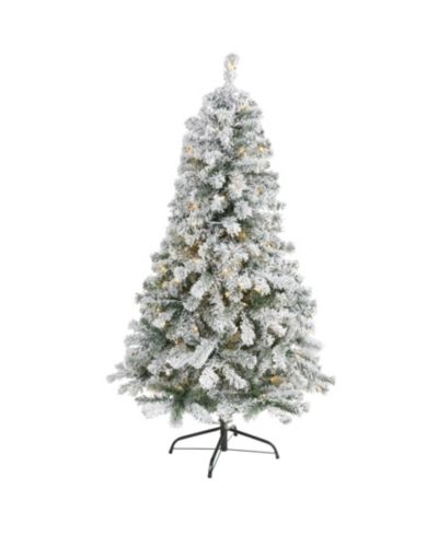 Nearly Natural Искусственная ель Rock Springs Spruce с 150 LED лампами