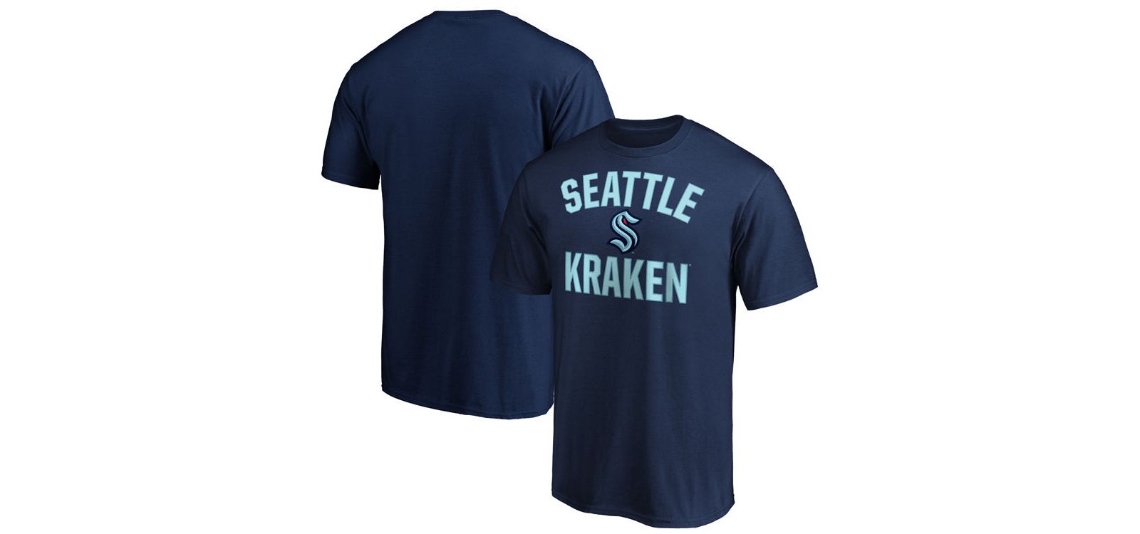 Majestic Seattle Kraken Мужской Victory Arch T-Shirt