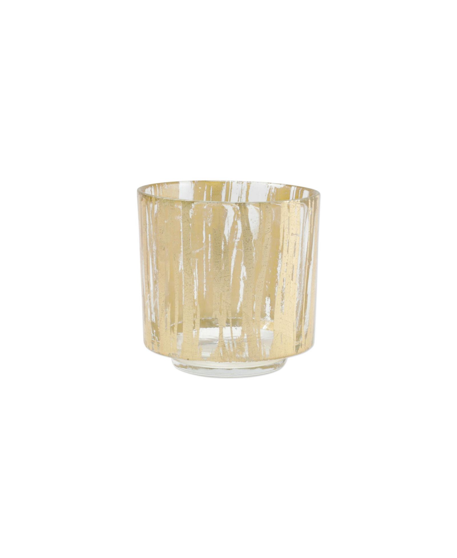 Декоративная ваза для свечей Vietri Rufolo Glass Gold Brushstroke