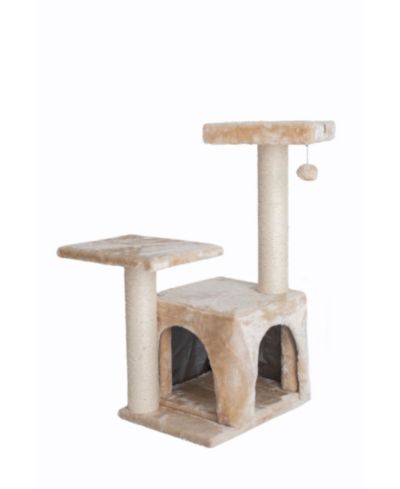 Armarkat Classic Real Wood Cat Tree A3207, 32-Inch Beige - Perfect for Your Feline Friend affordable cattower