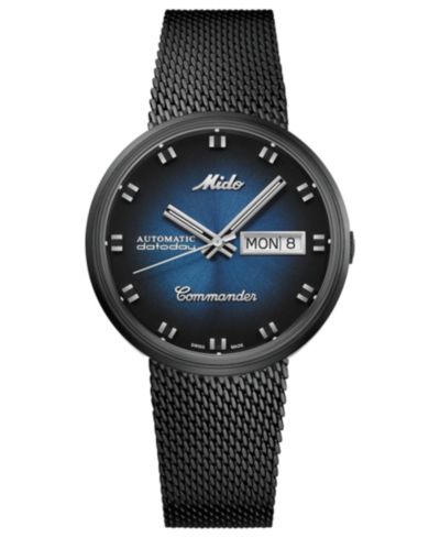 Mido Мужские автоматические часы Commander Shade Black PVD
