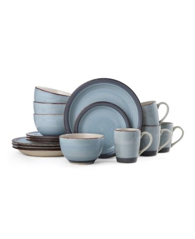 Pfaltzgraff Sadie Blue 16 Pc. Dinnerware Set, Service for 4