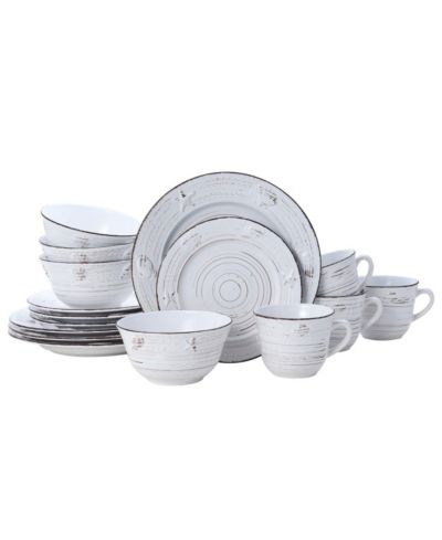 Pfaltzgraff Trellis Coastal 16 Pc. Dinnerware Set, Service for 4