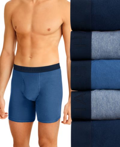 Hanes мужские 5 шт. спортивные боксеры