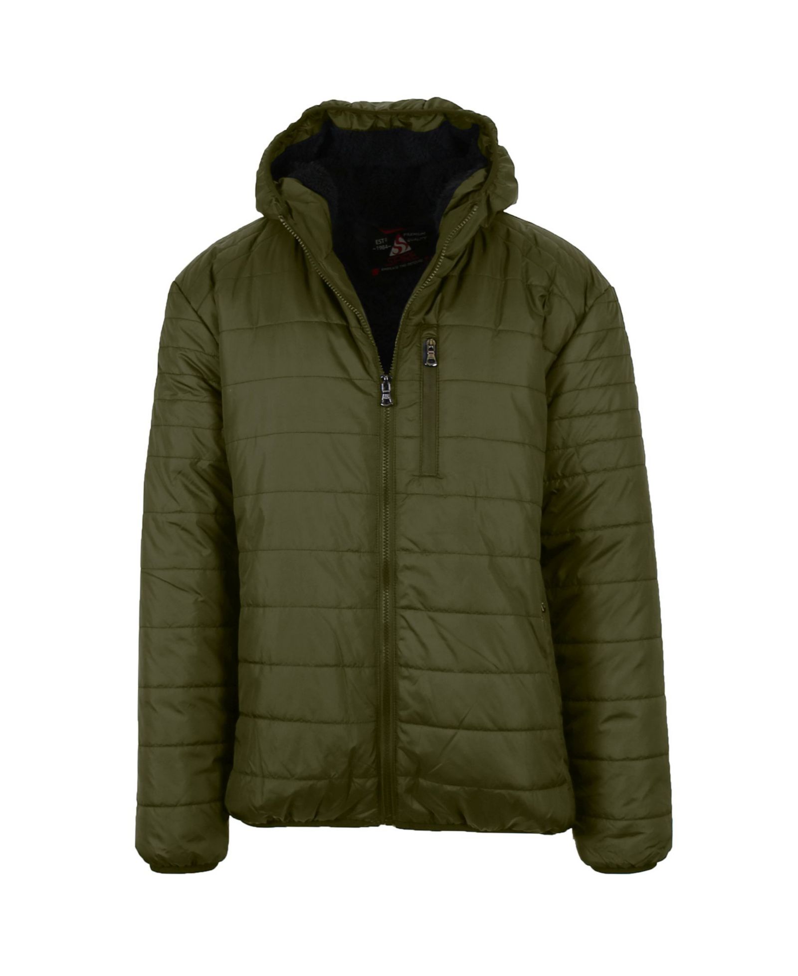 Мужская утепленная куртка Galaxy By Harvic Sherpa Lined Hooded Puffer