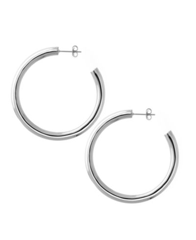 Серьги-кольца And Now This Medium Tube C Hoop в 18K Gold Plate или Silver Plate
