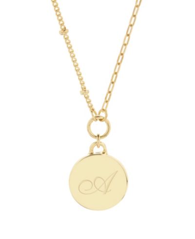 Подвеска brook & york 14K Gold Plated Paige Initial