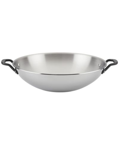 KitchenAid 5-Ply Clad Stainless Steel 15" Induction Wok
