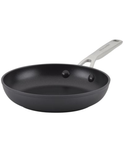 KitchenAid Hard-Anodized Induction Nonstick Frying Pan, 8.25", Matte Black
