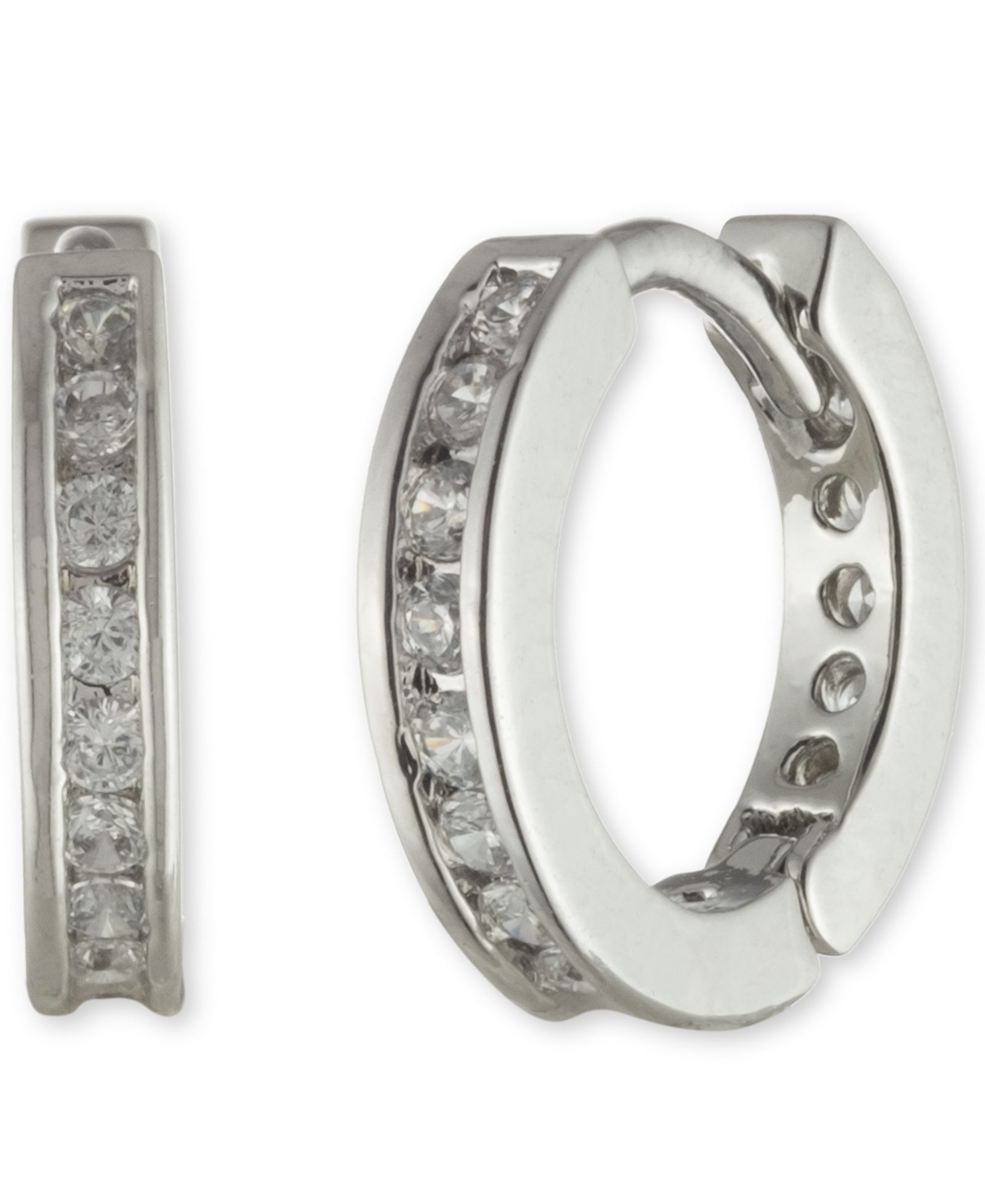 Серьги-кольца Givenchy Pavé Small Huggie, 0,4 дюйма