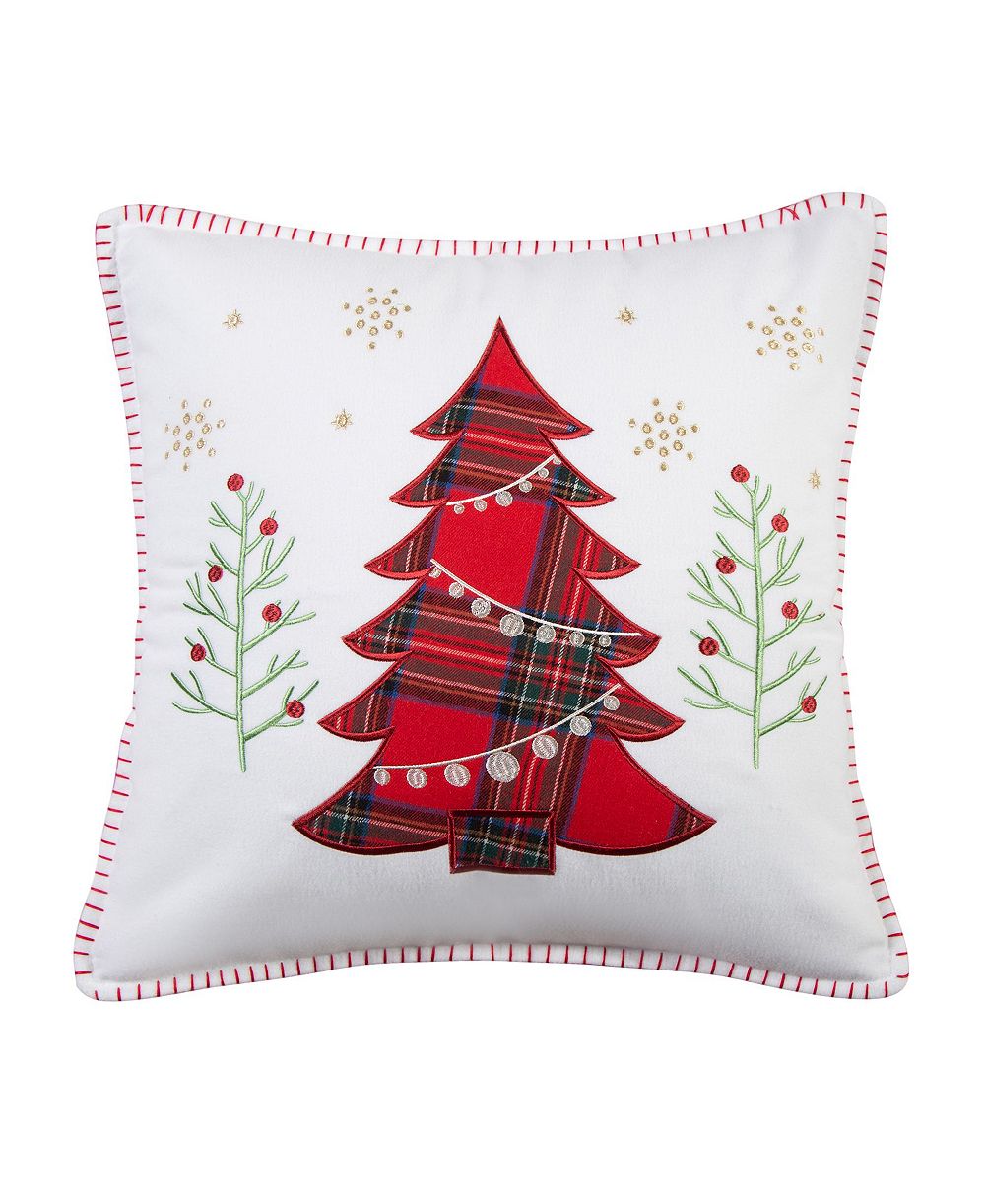 Levtex Декоративная подушка Spencer Plaid Tree Whipstitch 18" x 18"