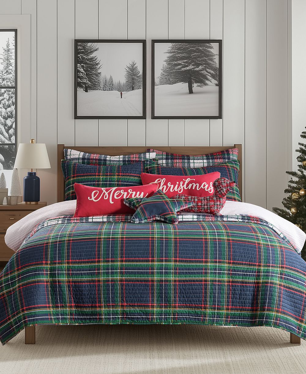 Levtex Home Spencer Plaid Reversible Quilt, Twin