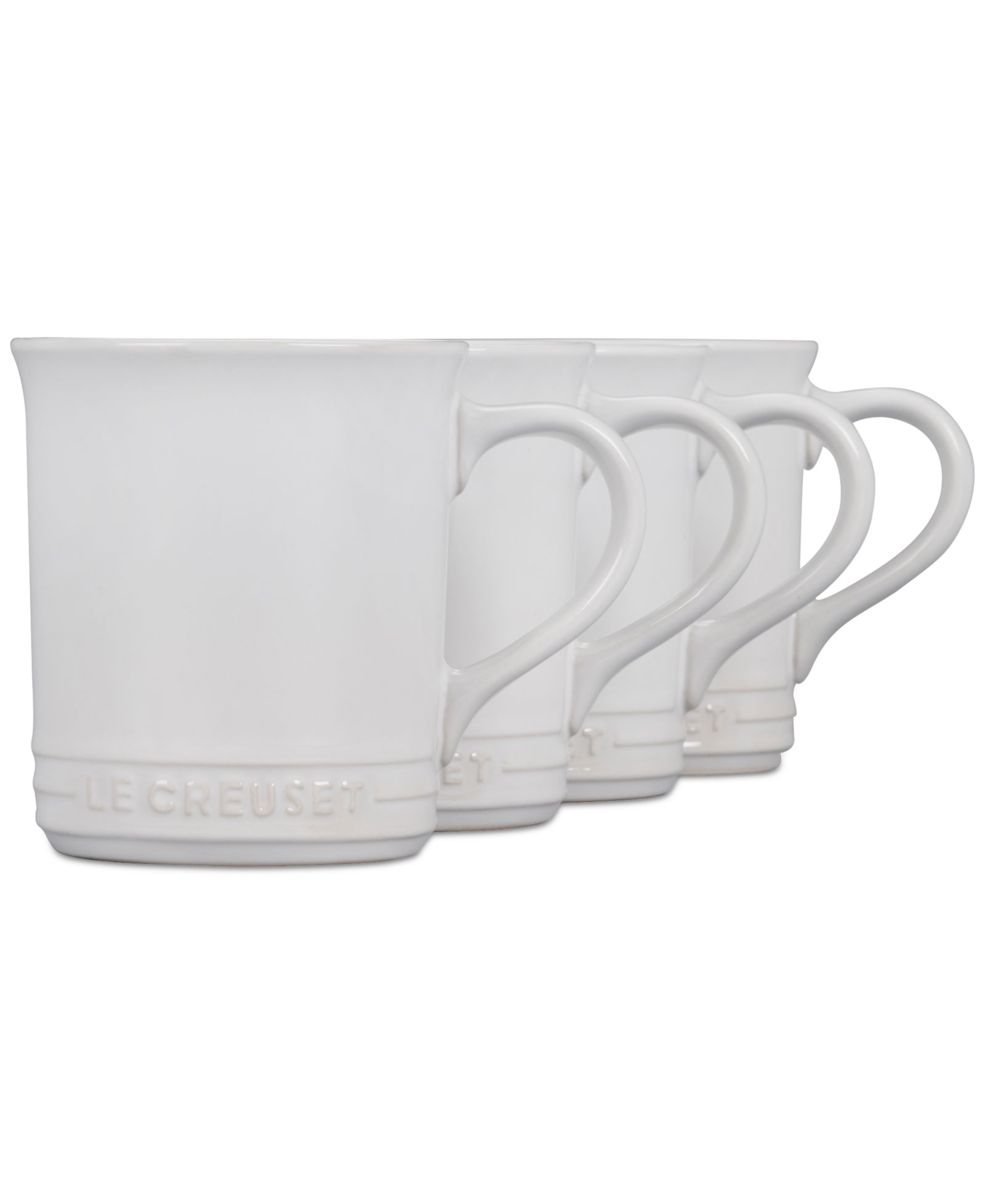 Le Creuset Набор из 4 керамических кофейных кружек, 14 oz.