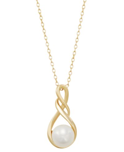 Подвеска Giani Bernini Cultured Freshwater Pearl (8-1/2mm) 18"