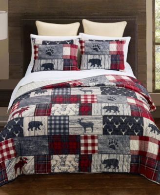 Комплект постельного белья American Heritage Textiles Timber Quilt 3 Piece Set, King