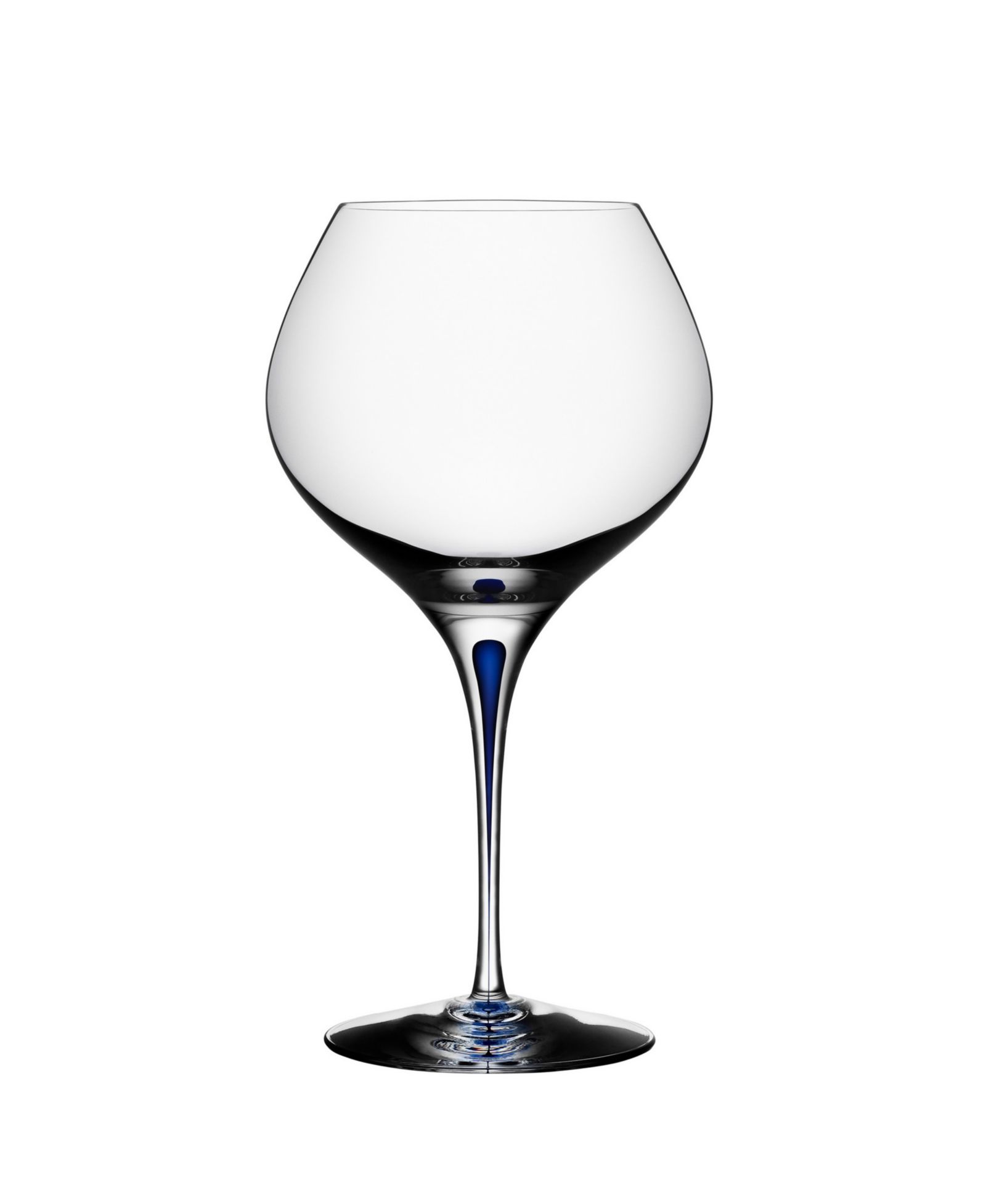 Стеклянная ваза Orrefors Intermezzo Blue Bouquet Glass