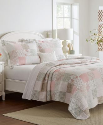 Laura Ashley Celina Patchwork 2-Pc. Quilt Set, Twin