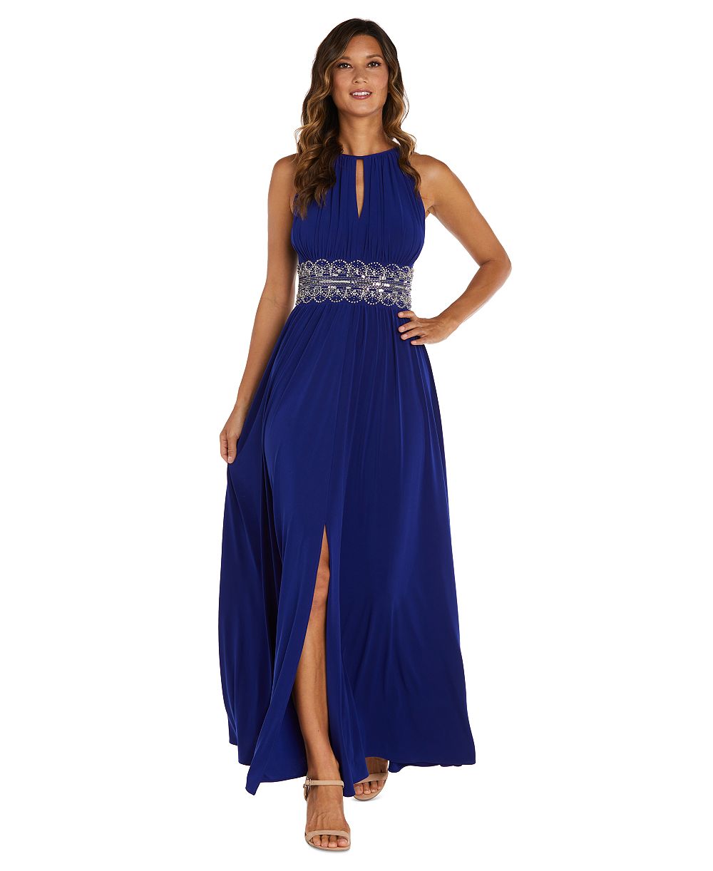 R & M Richards R&M Richards Petite Beaded Gown