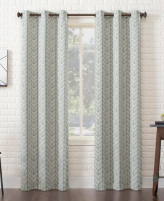 Штора Kenwood Chevron Blackout с люверсами