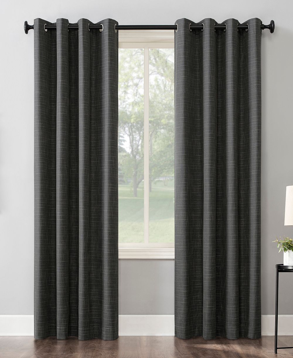 Штора Kline Burlap Weave Thermal Extreme 100% Blackout Grommet Panel
