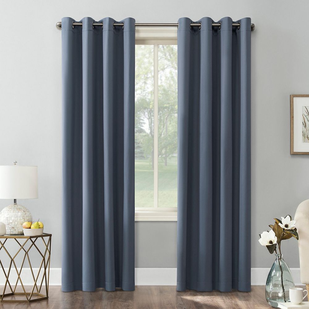 Штора Sun Zero Saxon Energy Saving Blackout Grommet Curtain Panel