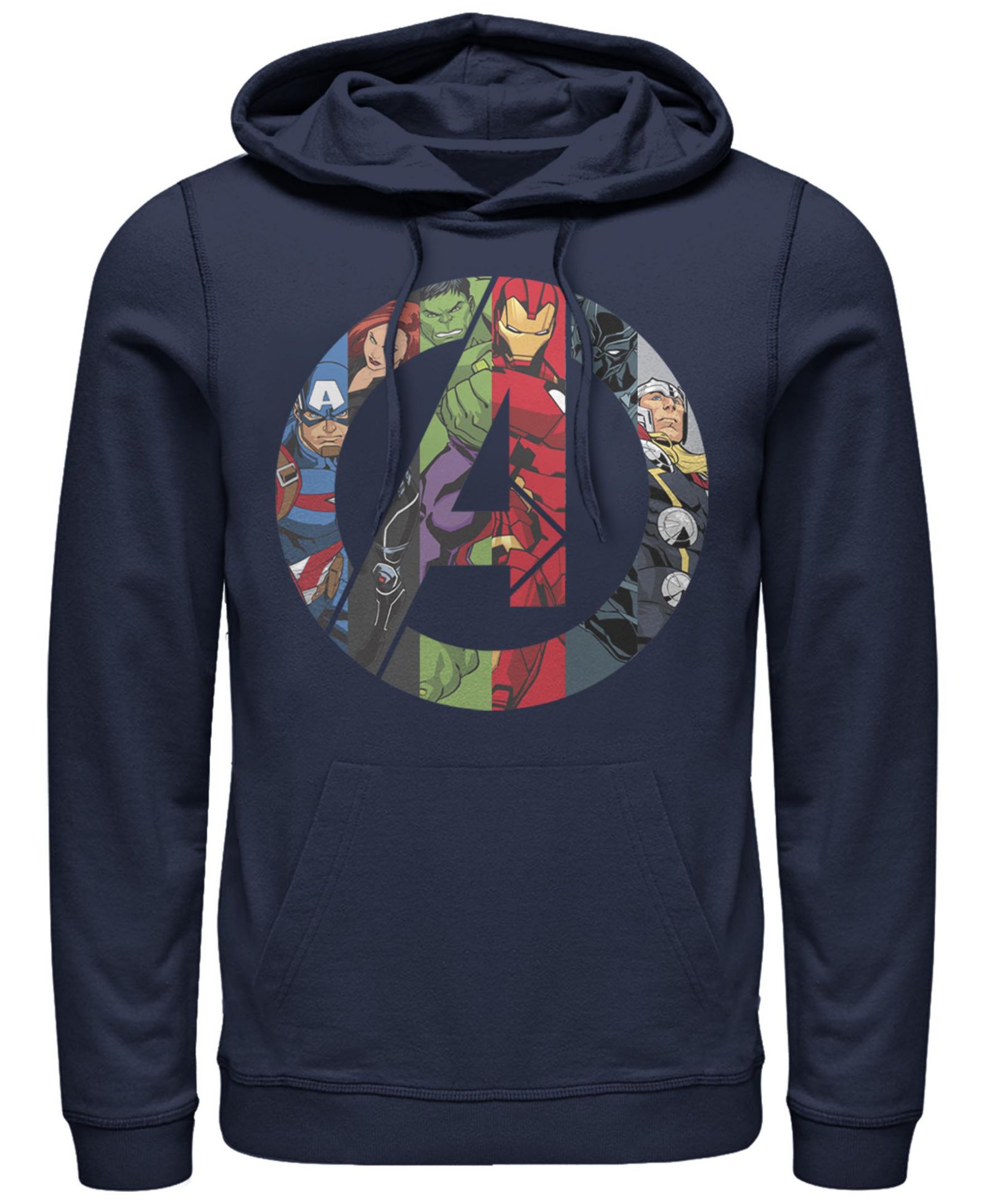 Мужская флисовая толстовка Fifth Sun Marvel Avengers Heroes Icon
