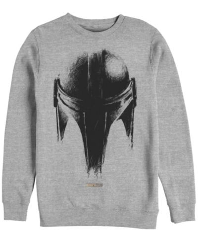 Мужская футболка Fifth Sun Star Wars Mandalorian Sketch Helm Crew Fleece Pullover