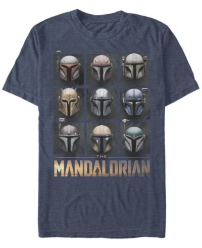 Мужская футболка Fifth Sun Star Wars Mandalorian Mando Helmet Boxup с коротким рукавом