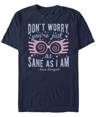 Fifth Sun Men's Deathly Hallows 2 Just As Sane As Luna Short Sleeve T-shirt