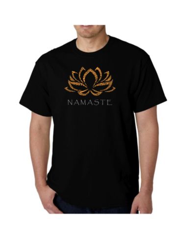 LA Pop Art Men's Namaste Word Art T-Shirt