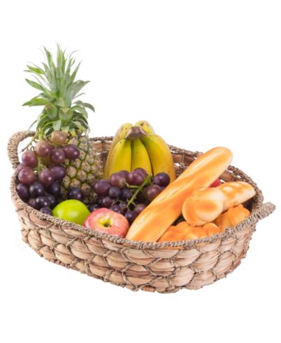 Wickerwise Корзина для хлеба из морского тростника с ручками