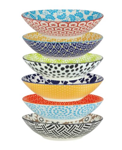 Certified International Chelsea Dinner Bowls, Set of 6