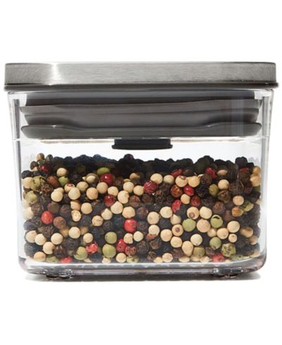 OXO Steel Pop Small Square Mini 0.4-Qt. Food Storage Container
