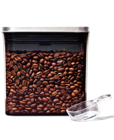 OXO Steel POP 1.7-Qt. Coffee Storage Container с мерной ложкой