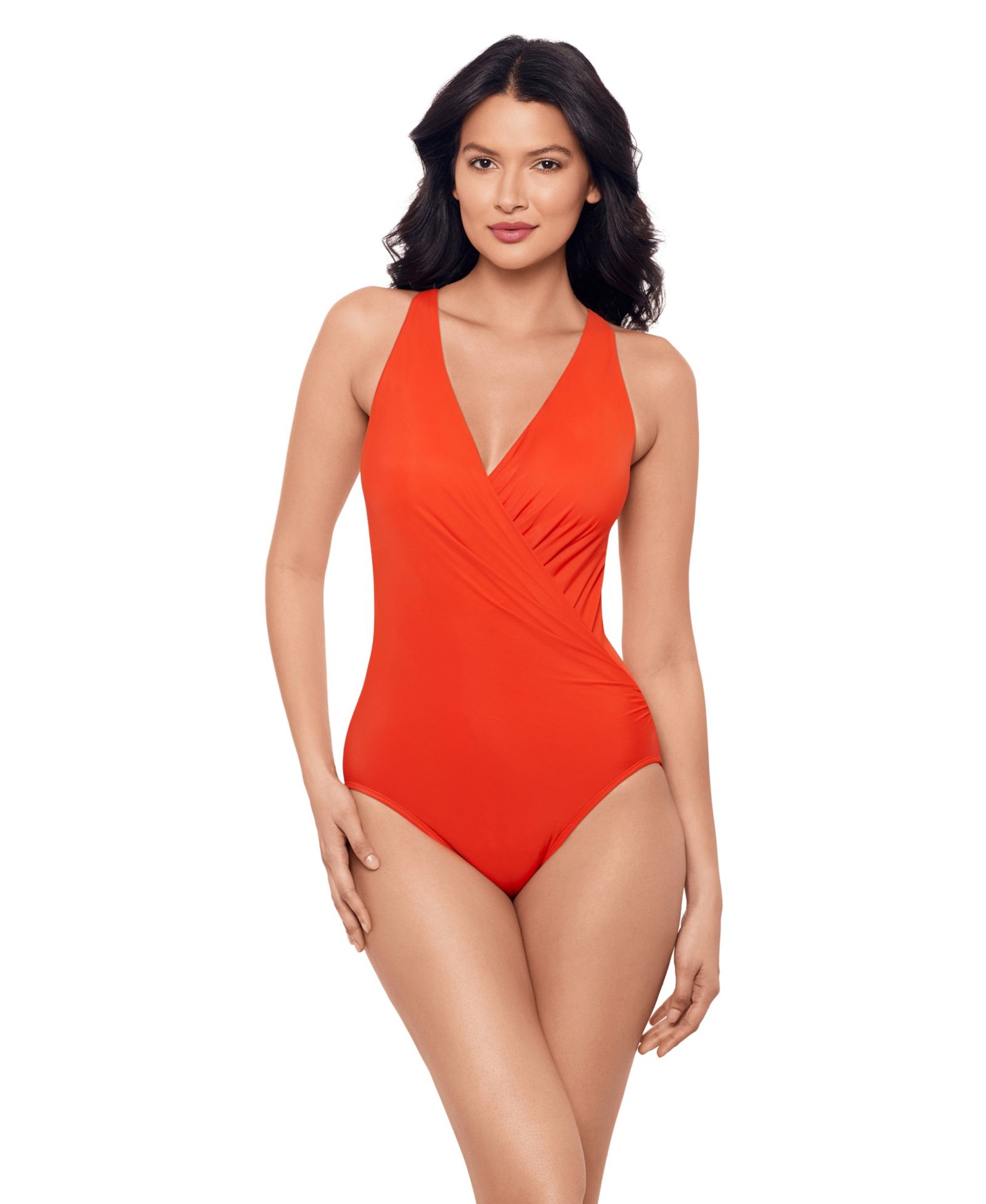 Miraclesuit Women's Rock Solid Wrapsody One-Piece Swimsuit