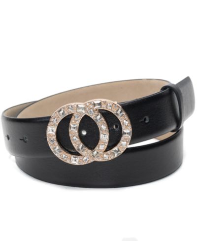 Ремень I.N.C. International Concepts Double-Circle Rhinestone