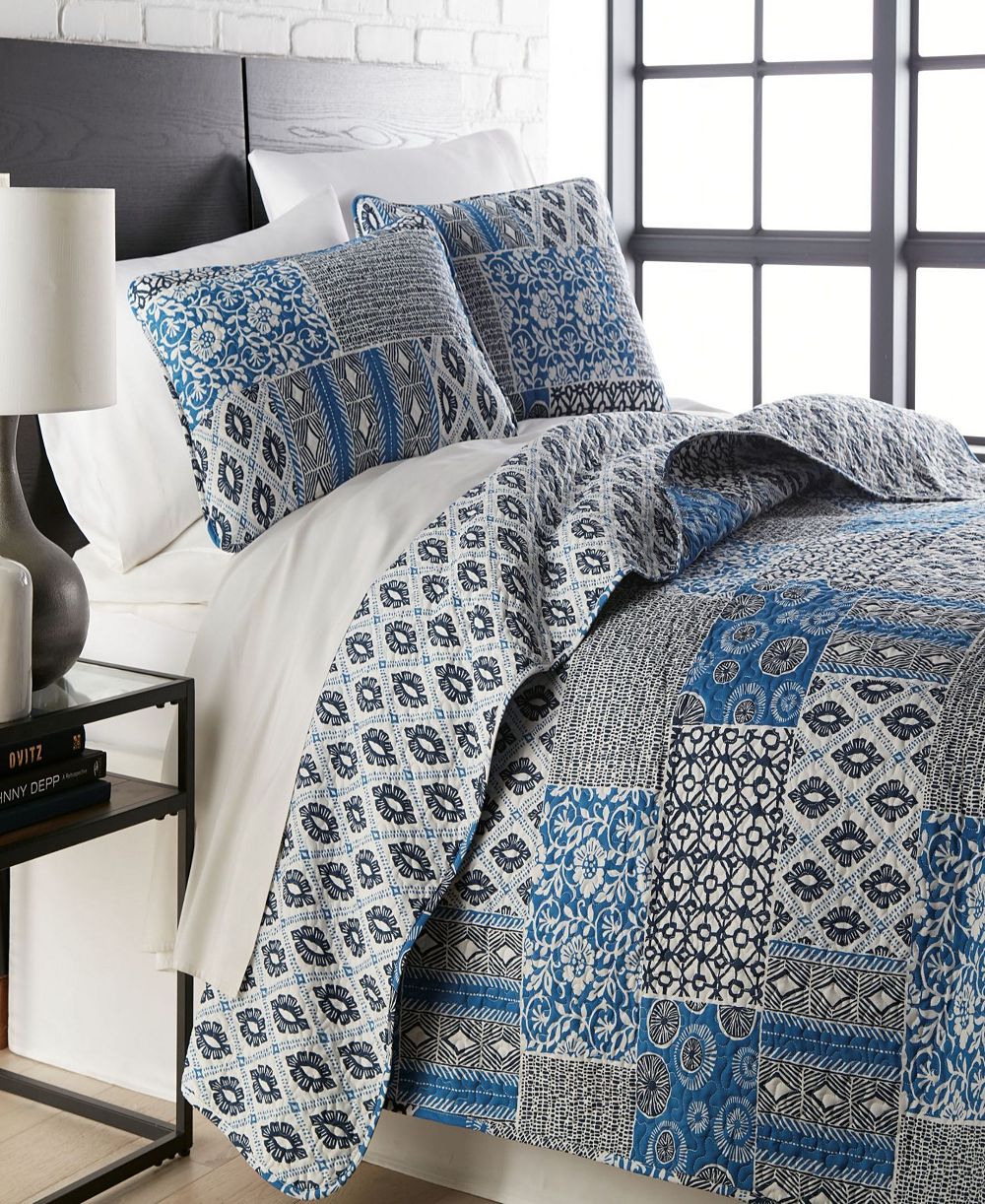 Комплект из 2 стеганых покрывал Southshore Fine Linens Global Patchwork, Twin