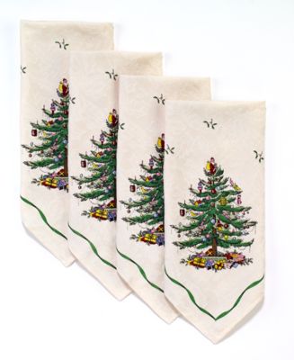 Салфетки Spode Christmas Tree, набор 4 шт