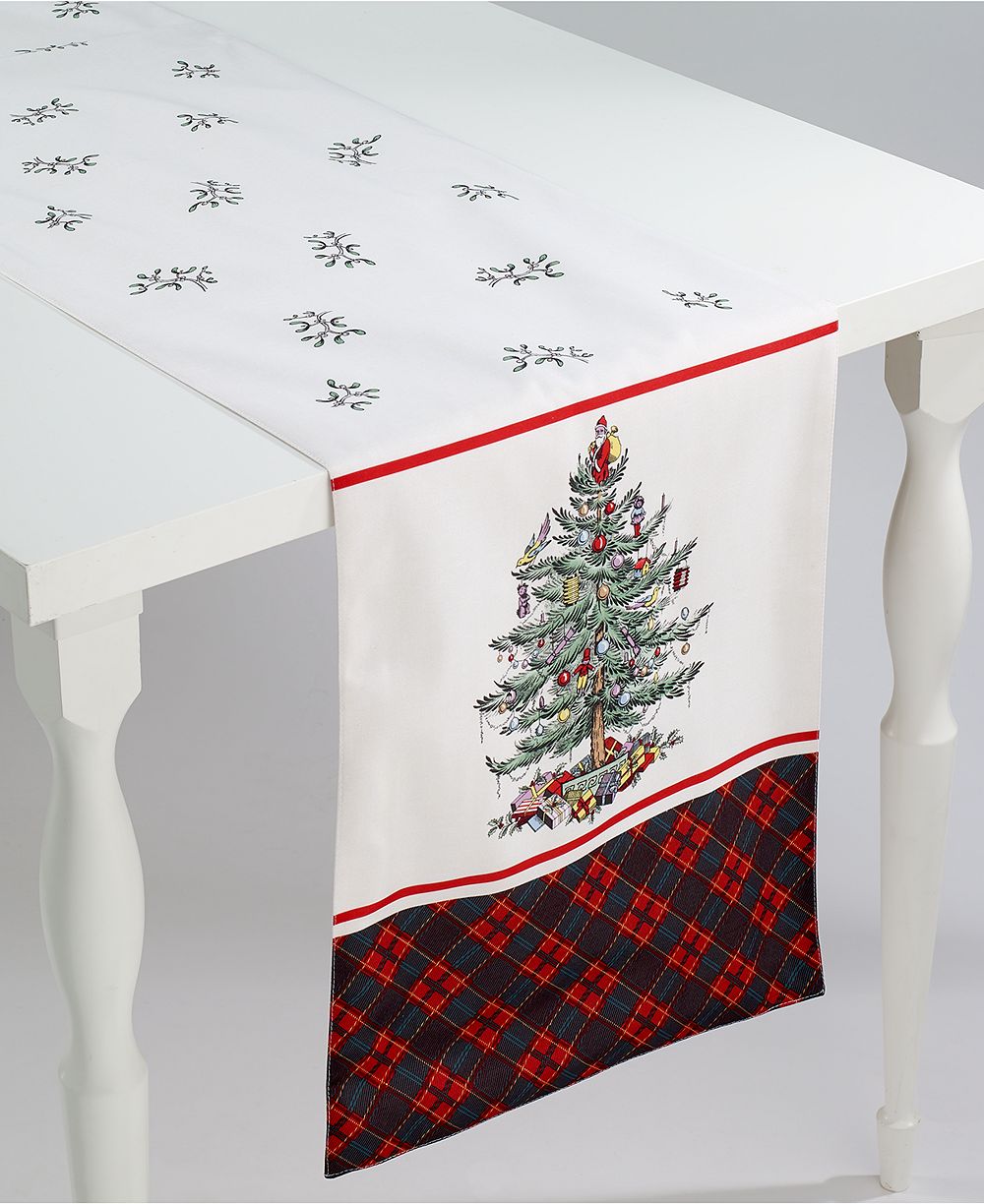 Spode Дорожка Spode Christmas Tree Tartan Multicolored, 72"