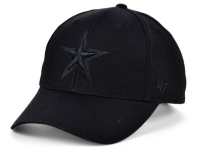 Мужская кепка '47 Brand Dallas Cowboys Black & Black MVP