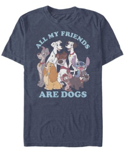 Мужская футболка Fifth Sun Disney Multi Franchise Dog Friends с коротким рукавом