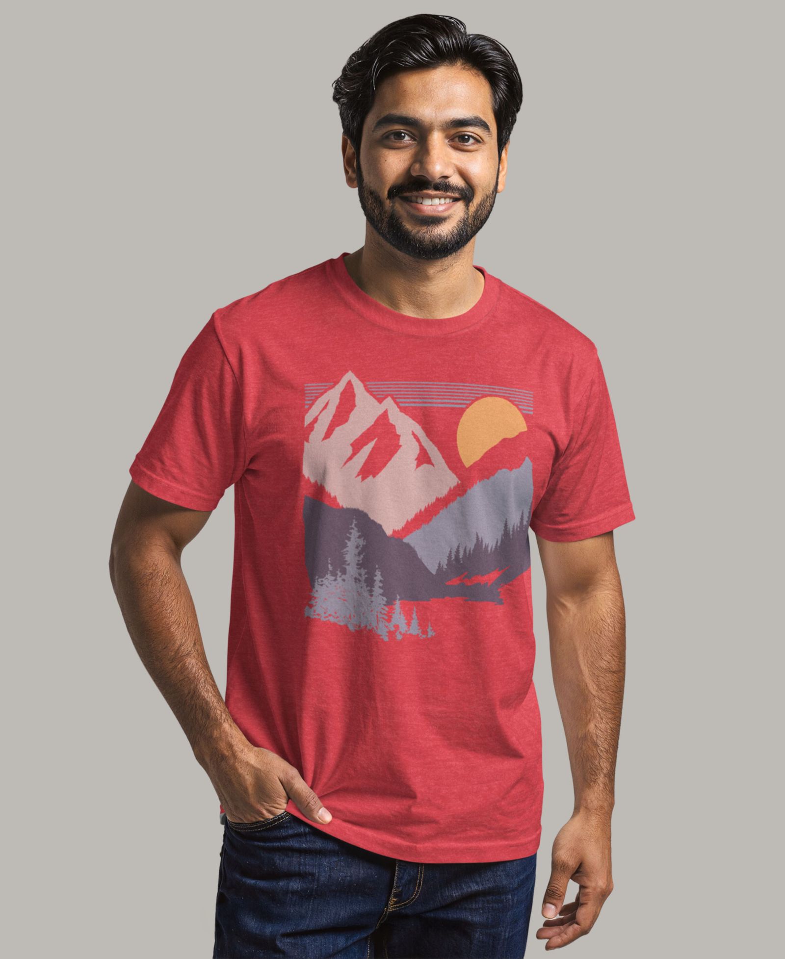 Fifth Sun Men's Generic Additude Valley Short-Sleeve T-Shirt