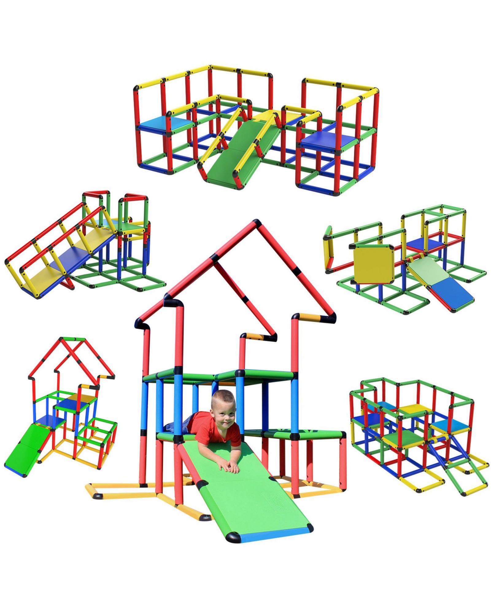 Игровой набор Funphix Jumbo Construction, 467 деталей
