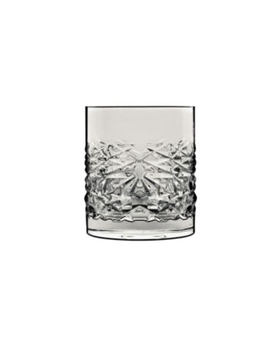 Luigi Bormioli стаканы Mixology Textures Double Old Fashioned, 12.75 Oz, 4 шт